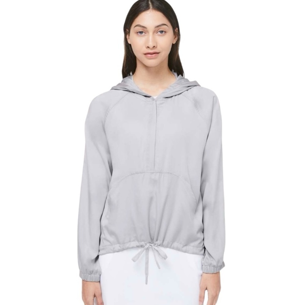Lululemon City Stroll Stargaze Lavender Lightweight Tencel CasualHoodie Womens 6